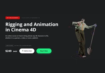 Motion Design School Rigging and Animation in Cinema 4D 2020 Eng слив