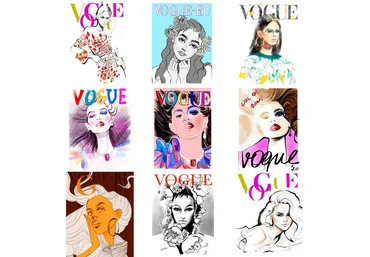 Zhenya Zhuravlyova Fashion Illustration 2019 слив