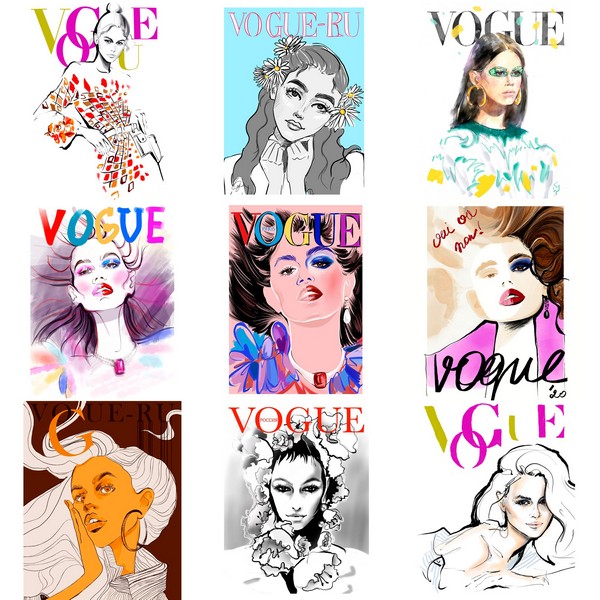 Zhenya Zhuravlyova Fashion Illustration 2019 слив курса