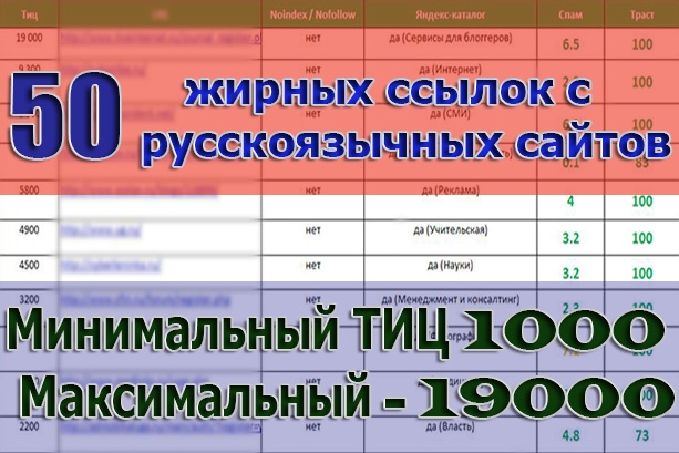 50 трастовых ссылок слив курса