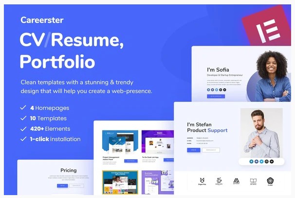 Themeforest Careerster - CV/Resume Elementor Templates слив курса