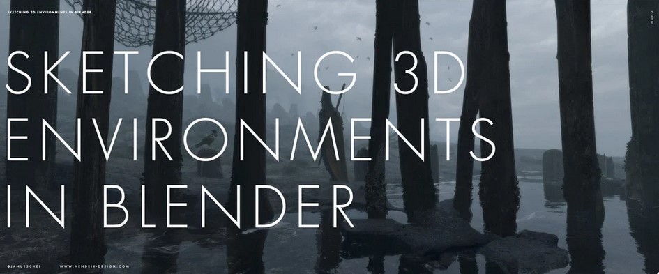 Gumroad Sketching 3d Environments in Blender by Jan Urschel слив курса