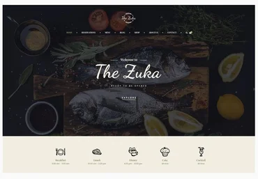 Themeforest Zukares – Restaurant & Cafe Food Elementor Template Kit скачать слив