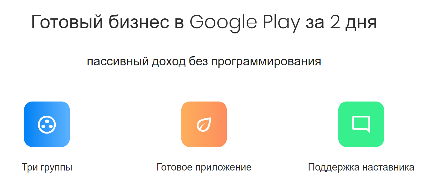 Play System Готовый бизнес в Google Play за 2 дня 2020 слив курса