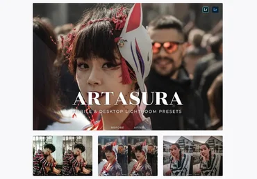 Elements.Envato Artasura Mobile and Desktop Lightroom Presets 2021 скачать слив