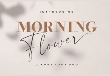 Creativefabrica Morning Flower Font 2021 слив