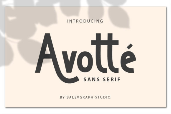 Creativefabrica Avotte Font слив курса