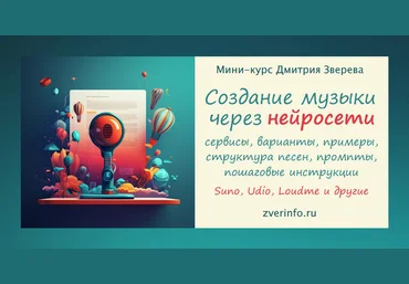 Дмитрий Зверев Создание музыки через нейросеть 2024 скачать слив