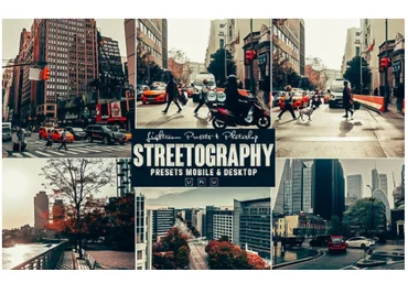 Elements.Envato Stretographer Photoshop Action & Lightrom Presets 2021 скачать слив