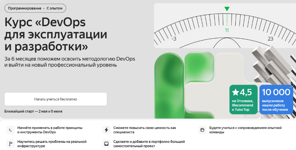 Яндекс Практикум DevOps для эксплуатации и разработки. Часть 4 из 6 слив курса