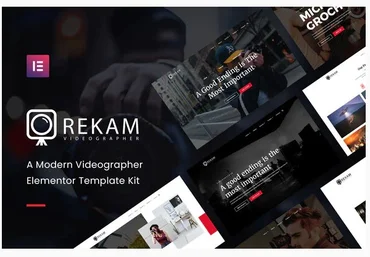 Themeforest Rekam Kit - Modern Videographer Elementor Template Kit слив