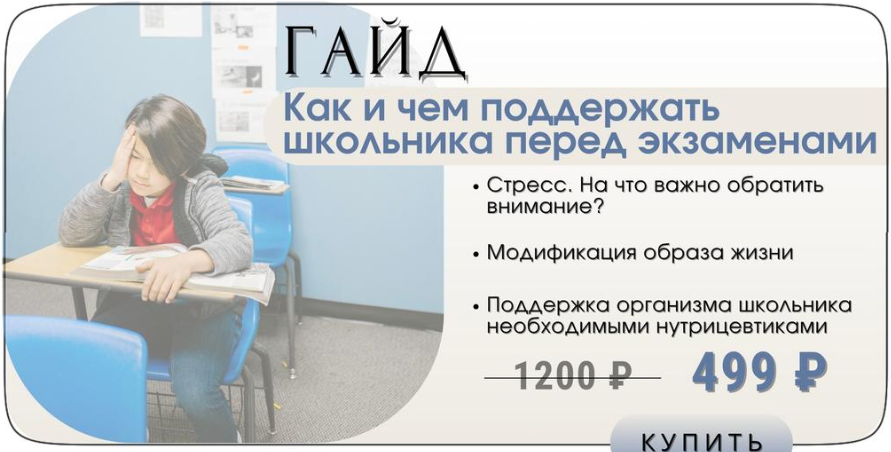 Гузель Мансурова Гайд «Как и чем поддержать школьника перед экзаменами» 2024 слив курса