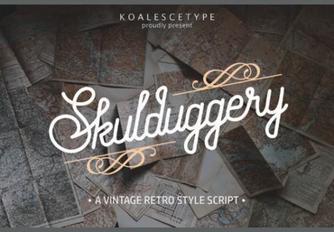 Creativefabrica Skulduggery Font слив