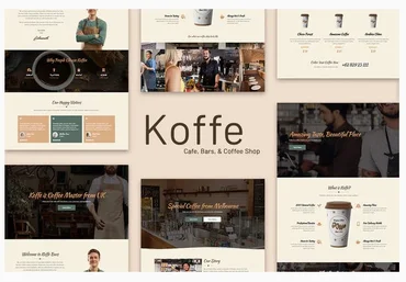 Themeforest Koffe - Cafe & Coffee Shop Template Kit слив