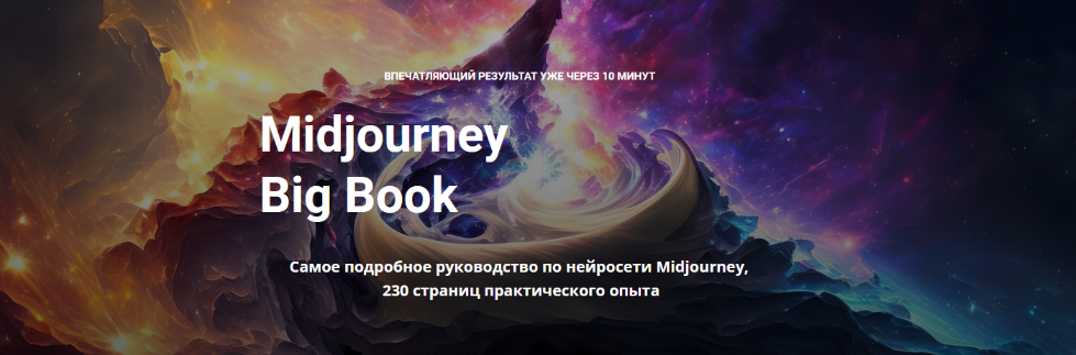 Настя Гусева Midjourney Big Book 2023 слив курса