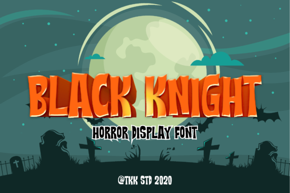 Creativefabrica Black Knight Font слив курса