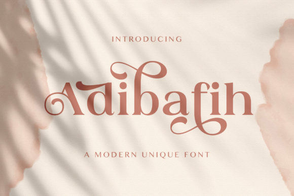 Creativefabrica Adibafih Font слив курса