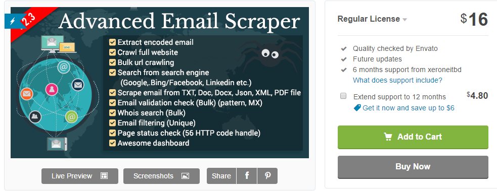 Advanced Email Scraper AES слив курса