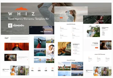 Themeforest Whiz - Travel Agency Elementor Template Kit скачать слив